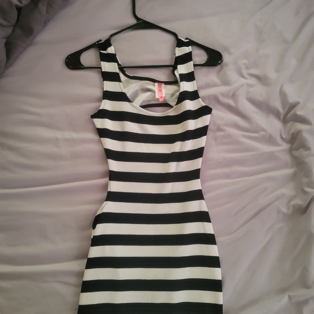 Open back dress